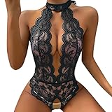 Erotische Dessous-Set Damen Sexy Sexy Tiefer V-Ausschnitt Halfter Spitze Damen...