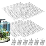 Jorzer Aquarium-Deckel, 4 Stück, 12 x 12 Gitter, für Aquarien, sprungsicher,...