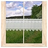 atelier alles-Spitze Landhausgardine Marie aus blickdichtem Feinbatist in 2...