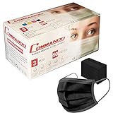 50x Gesichtsmasken Einweg Mundschutz Black Gesichtsmaske Mundmaske CE...