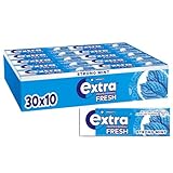 Extra Professional Fresh Strong Mint, Zuckerfreier Kaugummi, Multipack mit 30x10...