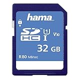 Hama SDHC 32GB Class 10 UHS-I 80MB/s Speicherkarte