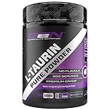 Taurin Pulver - 500 g - Optimale Löslichkeit - Vegan - Rein & ohne Zusätze -...