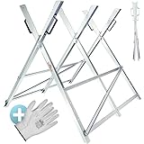 GARDEBRUK® Sägebock Holzsägebock Sägehilfe klappbar 150kg stabil Holzbock Sägegestell...
