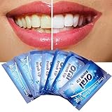 LifeBest 50 Stück Einweg-Wischtuch Oral Brush Up Finger für...