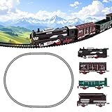 Elektrische Spielzeug Eisenbahn inklusive Schienen Batterie betrieben - 16-teilig - Zug...