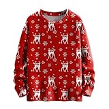 Weihnachten Sweatshirt Damen Lustiges Angebot, Sweatshirt Damen Ohne Kapuze Weihnachten...