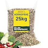 Breers Hornspäne 25kg Dünger für Gemüse, Balkon, Blumen, Natürlicher...