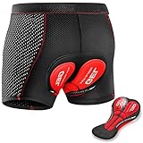 AstralGrip Radlerhose Herren Radsportshort Mit 5D Gel Sitzpolster, Elastische...