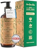 Aloe Vera Gel BIO - Vegan | Mit PUREM BLATTSAFT | 100% NATÜRLICH & REIN |...
