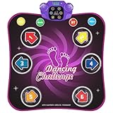 Dhapy Tanzmatte Kinder - Leuchtend Tanzmatte für Kinder ab 3-10 Jahre Mädchen,...