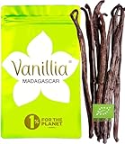 VANILLIA BIO • 5 XL-Bourbon-Vanilleschoten aus Madagaskar •...