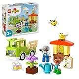 LEGO DUPLO Town Imkerei und Bienenstöcke, Lernspielzeug für Kleinkinder mit 2 Figuren...