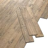 ARTENS - PVC Bodenbelag Old - Click Vinyl-Dielen - Vinylboden - Natürlicher Holzeffekt -...