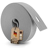 MEISTERBAU - 6m Rolladengurt 14mm [Made in Germany] - Rolladenband für...