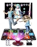LEO WAY Tanzmatte, Doppel-/Einzelbenutzer mit kabellosem Griff, HDMI-Tanz-Pad für TV mit...