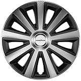 Goodyear 10623 Auto Radzierblenden Radkappen Radblenden „Memphis Carbon“, 4er Set,...