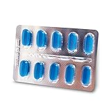 10 blaue Tabletten. Extra stark. Pflanzliche Inhaltsstoffe. Natürliche Energie. Mit...
