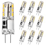 Tailcas G4 Led Warmweiß Birnen, 12V 1.5W Kein Flackern G4 Led Stiftsockellampe,...