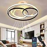 Deckenventilator mit Beleuchtung und Fernbedienung leise,Modern LED Dimmbar...