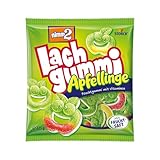 nimm2 Lachgummi Apfellinge – 1 x 225g – Saure Fruchtgummis mit Fruchtsaft...