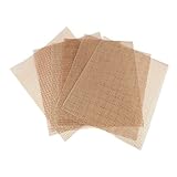QUR Grill-Maschenmatten-Set mit 6 Antihaft-BBQ-Grillmatten, StrapazierfäHiges,...