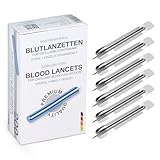 Premium Einweg-Blut-Lanzetten 200 Stück – einzeln steril, hochwertige...