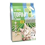 Croci Tofu Clean Katzenstreu mit grünem Duft, biologisch abbaubar, 100% pflanzlich,...