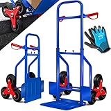 MASKO® Treppenkarre Sackkarre 200kg Transportkarre Treppensteiger Stapelkarre,...