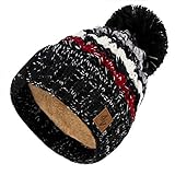 4sold Herren Damen Wurm Warme Winter Style Beanie Strickmütze Mütze mit...
