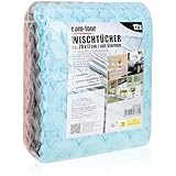 com-four® 12x Haushaltstücher mit Stern Design - extrem saugfähige und strapazierbare...