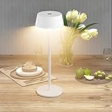 Klighten Dimmbare LED Akku Tischleuchte Indoor & Outdoor Wiederaufladbar Warme Lichtfarbe...