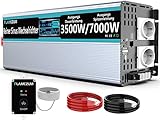 FLAMEZUM 3500W Reiner Sinus Wechselrichter 12V auf 230V Spannungswandler Power Inverter...