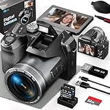 Mo 64MP Digitalkamera für Fotografie und Video, 5K Vlogging Kamera für YouTube...