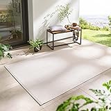 Taracarpet In- & Outdoor Teppich Wetterfest Wohnzimmer Balkon Küchenteppich Flachgewebe...