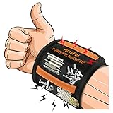 Magnetarmband Handwerker,Werkzeuggürtel Mit 15 Supermagnete,Starker...