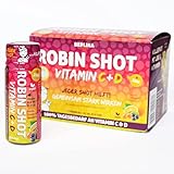 Berlina Vitamin+C ROBINSHOT Box – 12 Shots à 60ml – Aronia, Orangen- und Sanddornsaft...