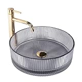 Rea Aufsatzwaschbecken Ingrid Grey Waschtisch Handwaschbecken Waschschale Waschbecken für...