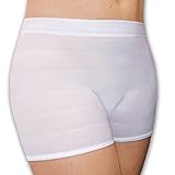 7er Set Wochenbett Panties mit Bein-Ansatz, Seamless Damen Pagen Krankenhaus...