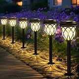 HELESIN Solarlampen für Außen Garten 6 Stück, IP44 Wasserdicht Solarleuchten...