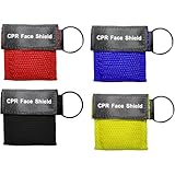 4 Stück Beatmungsmaske Erste Hilfe, CPR Maske Face Shield, Beatmungsmaske...