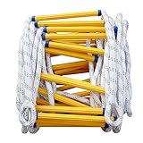 Warooma Strickleiter, Feuerfeste Rettungsleiter, Feuerleiter für Notfälle,...