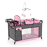Bayer Design 62660AA Puppenbett mit Schrank, Sitz, Mobile, Ablage, Bettdecke,...