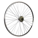 28 Zoll Hinterrad Zac19 Hohlkammerfelge geöst mit 7 Fach Shimano Schraubkranz -...