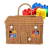 Weidenkörbe zur Aufbewahrung – kreativer Organizer, rustikale Dekoration, Rattankörbe...