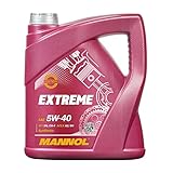 MANNOL Extreme 5W-40 API SN/CF Motorenöl, 4 Liter