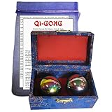 3-tlg Qi Qui Gong Kugel PAAR Meridian Massage REFLEXZONEN Klangkugeln - Energie...