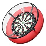 Target Darts Corona Vision Dartboard Lighting System, Schwarzer Rahmen | Weißes LED Dart...
