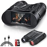 Letcmoi Nachtsichtgerät - 8X DigitalZoom Bis zu 300M im Dunkeln, 2600mAh...