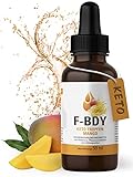 Vihado F-BDY Keto Tropfen Mango, Stoffwechsel Formel mit Vitamin B6, natürlich + schnell...